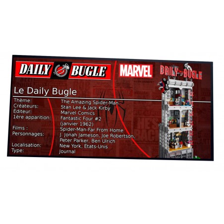 Plaque Type UCS -Le Daily Bugle réf 76178