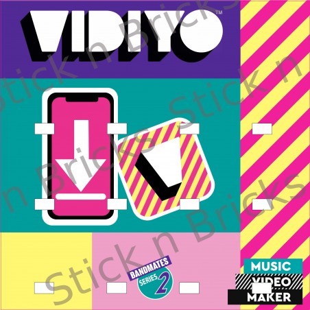 Fond de cadre Série VIDIYO série 2 25x25 cm 12 emplacements