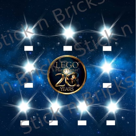 Fond de cadre Harry Potter Spécial 20 and Gold -9 emplacements