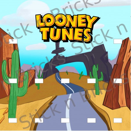 Fond de cadre Série Looney Tunes Valley- 25x25 cm 12 emplacements