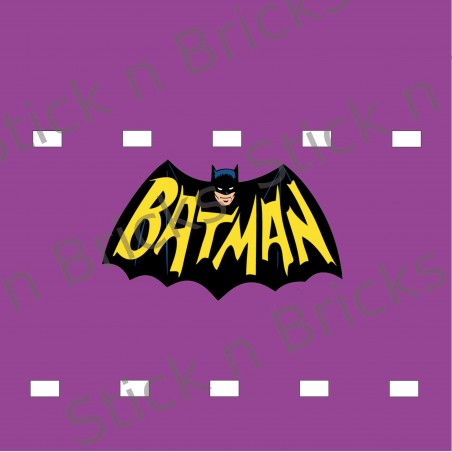 Fond de cadre Batman Serie TV- 25x25 cm 10emplacements