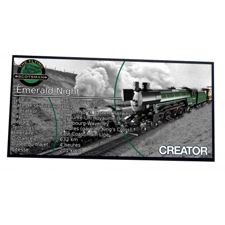 Plaque Type UCS Emerald Night -réf: 10194