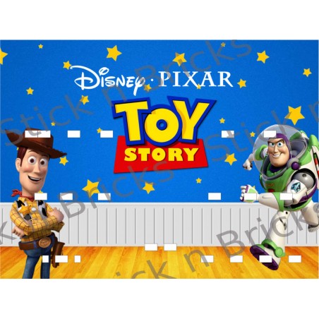 Fond de cadre Toy Story 21 emplacements-30x40cm