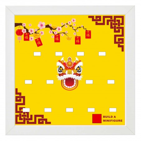 Cadre Série "Built A Minifigures" (BAM) Q1 2023-Nouvel an chinois 13 emplacements