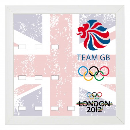 Cadre Team GB V2 -  25x25cm 9 Emplacements