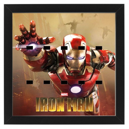 Cadre Iron Man V1 -  25x25cm 10 Emplacements