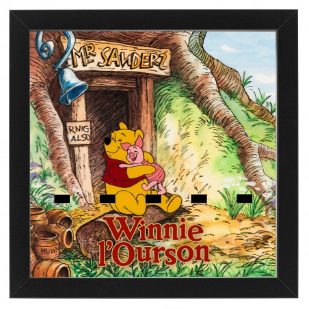 Cadre Winnie l'Ourson -  25x25cm 5 Emplacements