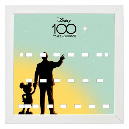 Cadre Serie Disney 100 ans V3-25x25cm