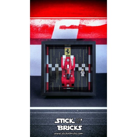 Cadre Exposition Speed Champion 25cmx25xm, pour 1970 FERRARI 512 M réf: 76906