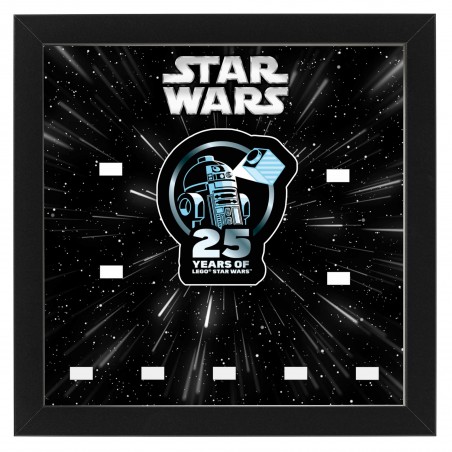 Cadre Série Star Wars 25 ans - 25x25cm 8 emplacements