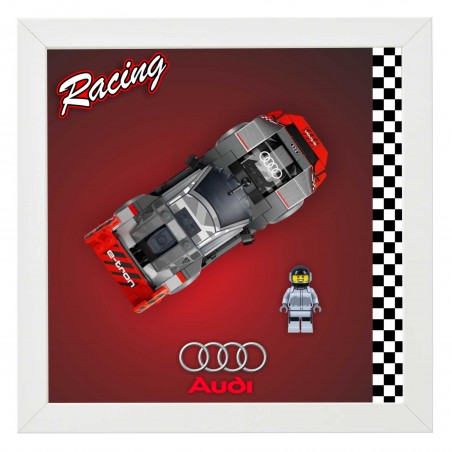 Cadre Exposition Speed Champion 25cmx25xm, pour Audi S1 e-tron quattro Car réf: 76921