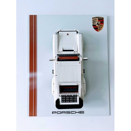 Tableau Design Aluminum Dibon 40cm x50cm pour Porsche 911 réf 10295