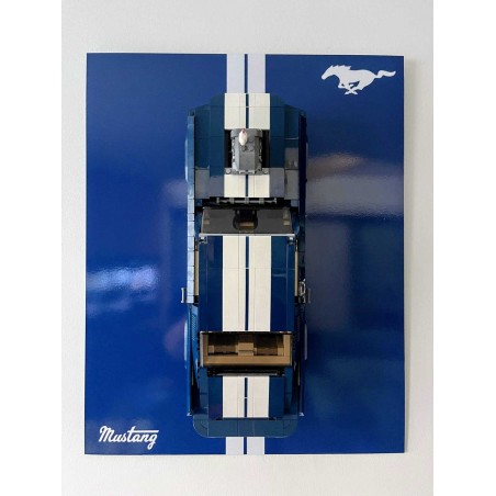 Tableau Design Aluminum Dibon 40cm x50cm pour Ford Mustang réf 10265