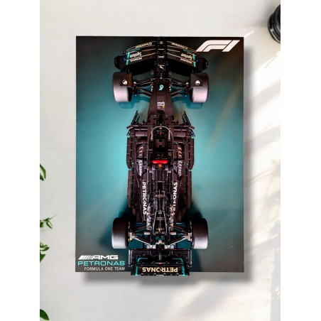 Tableau Design Aluminum Dibon 50cm x70cm Mercedes-AMG F1 W14 E Performance réf 42171