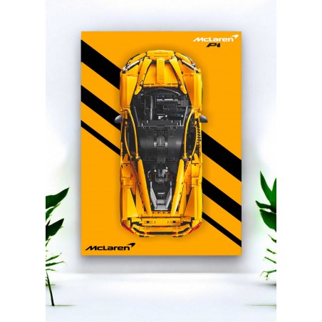 Tableau Design Aluminum Dibon 50cm x70cm McLaren P1 réf 42172