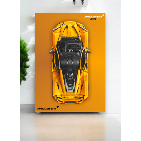 Tableau Design Aluminum Dibon 50cm x70cm McLaren P1 Modèle 2- réf 42172