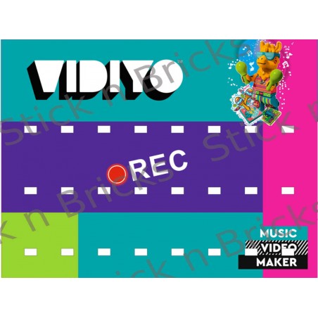 Fond de cadre Theme VIDIYO serie 1 et 2 -30x40 cm 24 emplacements
