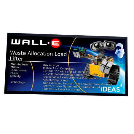 Plaque type UCS Wall-e réf 21303