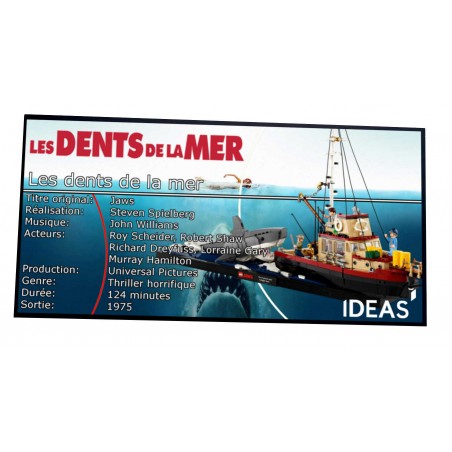 Plaque Type UCS Les Dents de la mer -réf 21350