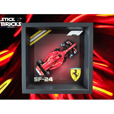 Cadre 25x25cm pour F1 Ferrari SF-24 réf 77242