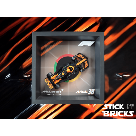 Cadre 25x25cm pour F1 McLaren Team MCL38 réf 77251
