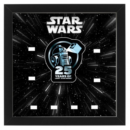 Cadre Série Star Wars 25 ans - 25x25cm 8 emplacements