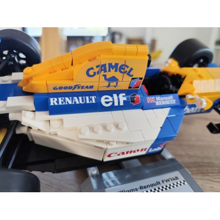 Planche Stickers Custom Williams Racing FW14B et Nigel Mansell Set 10353