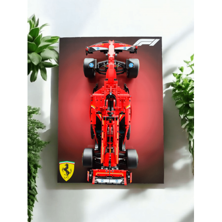 Tableau Design Aluminum Dibon 50cm x70cm version 1- F1 Ferrari SF-24 réf 42207