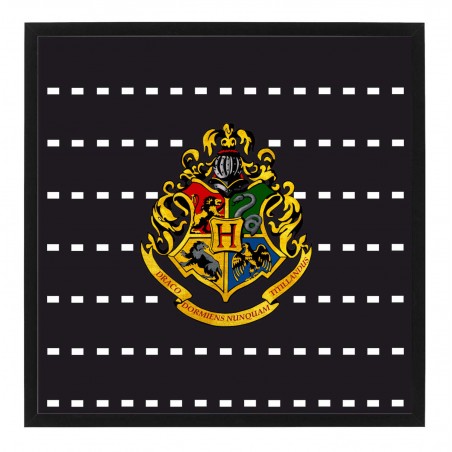 Cadre Thème Harry Potter Blasons-50x50 cm- 85 emplacements