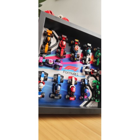 Cadre Série mini F1 modèle 1 (bleu)- 12 emplacements réf :71049