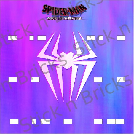 Fond de cadre Série Spider-Man : Across the Spider-Verse v1:  25x25 cm 12+4 emplacements