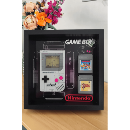 Cadre 25x25cm Game Boy V1 Pink & Black- réf 72046