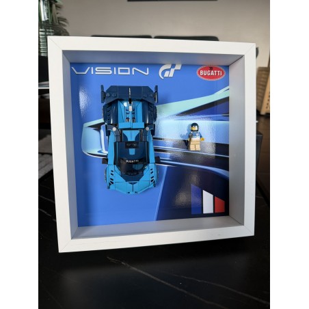 Cadre 25x25cm Hypercar Bugatti Vision GT V2- réf 77253