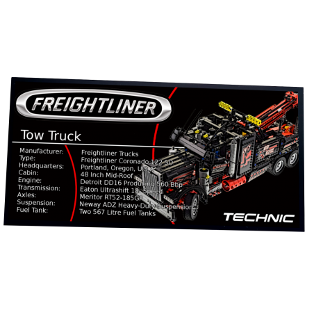 Plaque type UCS Tow Truck réf 8285