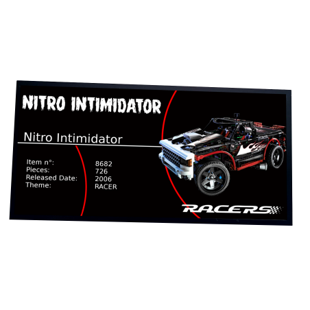 Plaque type UCS Nitro Intimidator réf 8682