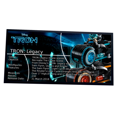 Plaque type UCS TRON: Legacy réf 21314